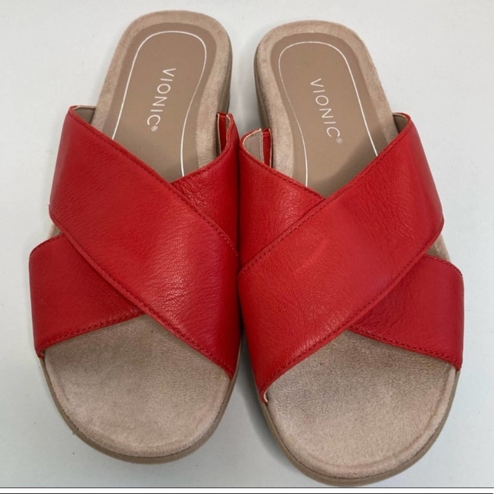 Vionic Platform Slide Sandals